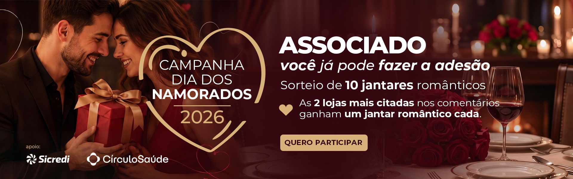 Dia dos namorados 2026 cdl