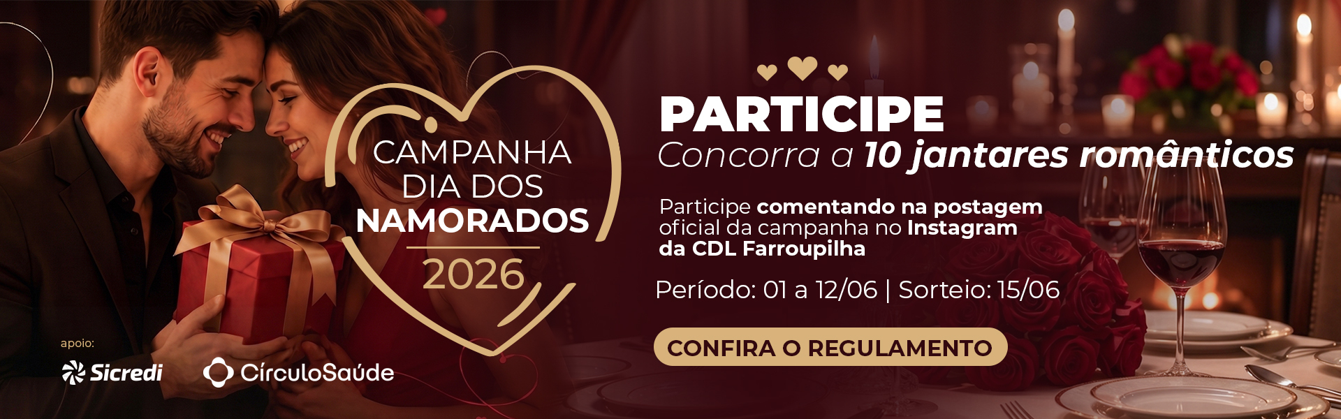 Dia dos namorados 2026 cdl