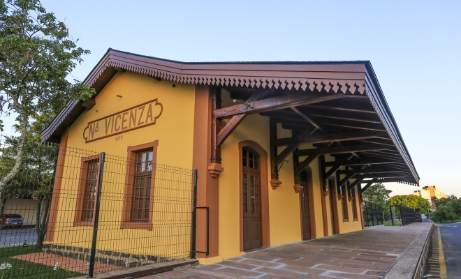 Obras de restauro da Estação Férrea de Farroupilha são concluídas