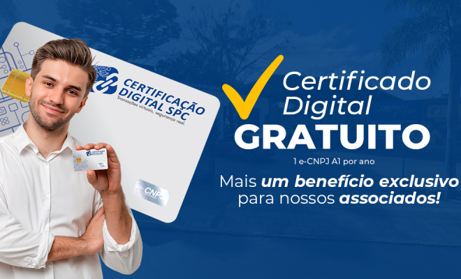 CDL Farroupilha oferece Certificado Digital e-CNPJ A1 gratuito aos associados