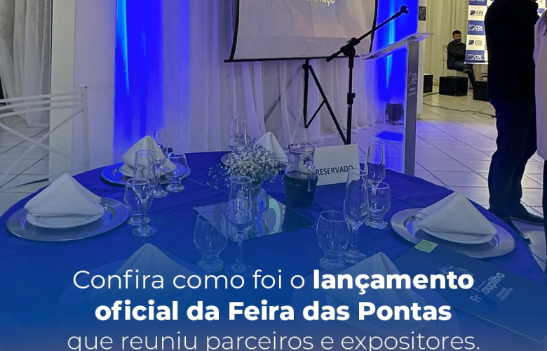 LANÇAMENTO OFICIAL DA 4° FEIRA DAS PONTAS!